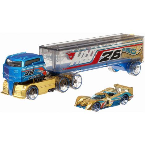 Set Camion Si Masina Sport Hot Wheels Rog Dog