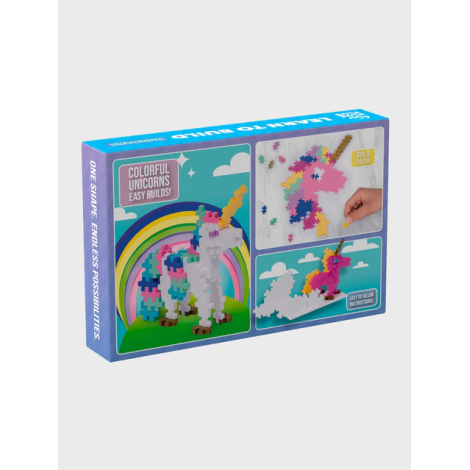 Set constructie Plus-Plus, 275 piese, Invata sa construiesti unicorni