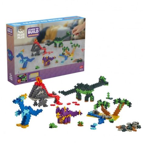 set-constructie-plus-plus-600-piese-invata-sa-construiesti-dinozauri-1.jpg Set constructie Plus-Plus, 600 piese, Invata sa construiesti dinozauri