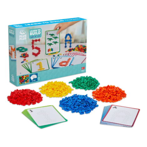 Set constructie Plus-Plus, 600 piese, Litere si cifre