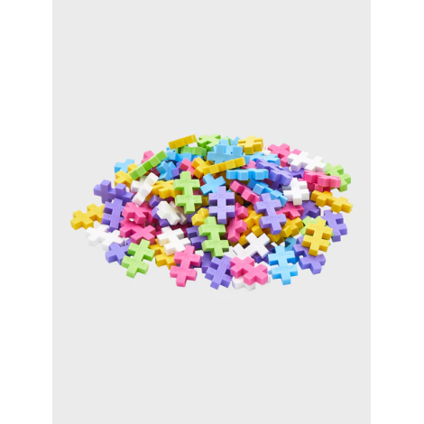 Set constructie Plus-Plus, tub 100 piese, Pastel Mix