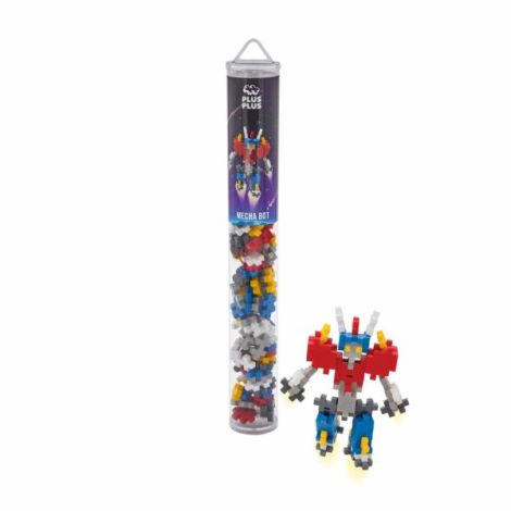 set-constructie-plus-plus-tub-100-piese-robot-mecanic-1.jpg Set constructie Plus-Plus, tub 100 piese, Robot mecanic