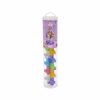 Set constructie Plus-Plus, tub 15 piese mari, culori pastelate