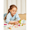 Set constructie Plus-Plus, tub 240 piese, Botanica Mix, culori botanice