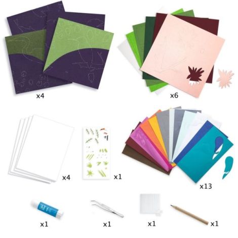 Set creativ 3D din hârtie, Djeco