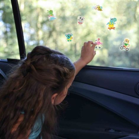 Set creativ - Autocolante pentru fereastra