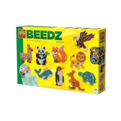 set-creativ-beedz-margele-de-calcat-animalele-lumii.jpg Set creativ Beedz - Margele de calcat Animalele Lumii