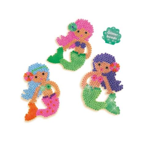 Set creativ copii Beedz - Creare sirene cu margele de calcat