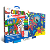 Set creativ de pictura dupa numere cu markere- Aventuri Epice (Set de 8)