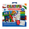 Set creativ de pictura dupa numere cu markere- Aventuri Epice (Set de 8)