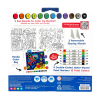 Set creativ de pictura dupa numere cu markere- Aventuri Epice (Set de 8)