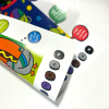 Set creativ de pictura dupa numere cu markere- Aventuri Epice (Set de 8)