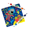 Set creativ de pictura dupa numere cu markere- Aventuri Epice (Set de 8)