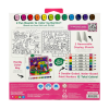 Set creativ de pictura dupa numere cu markere- Taramul Unicornilor (Set de 8)