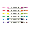 Set creativ de pictura dupa numere cu markere- Taramul Unicornilor (Set de 8)