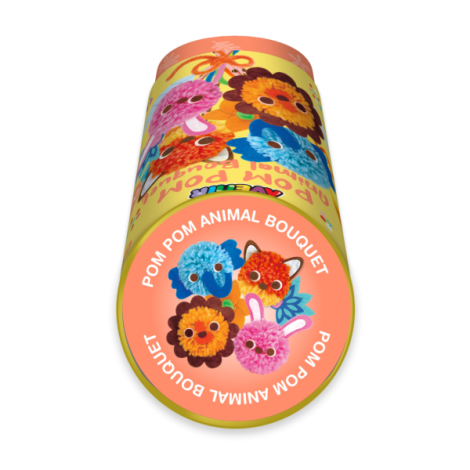 Set creativ Pom Pom - buchet animalute