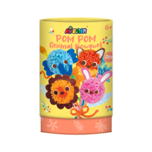 Set creativ Pom Pom - buchet animalute