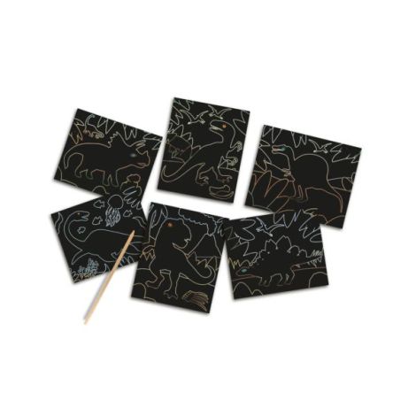 Set creativ - Razuieste Dinozauri Glow-in-the-Dark