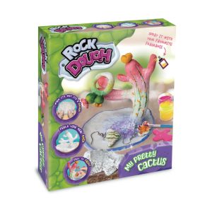 Set creativ DIY Strigo -Suport bijuterii Cactus din ciment cu accesorii inlcuse,+7 ani