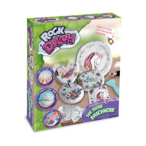 Set creativ Strigo DIY-Creeaza pietricele cu autocolante unicorn si accesorii incluse,+7 ani