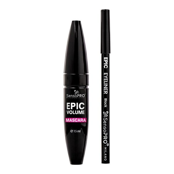Set Creion Ochi & Mascara SensoPRO Milano Epic Volume - Smokey Eyes Essentials
