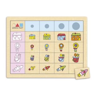 Set de 4 jocuri educative Montessori Logic1