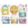 Set de invitatii Animale fantastice, Djeco