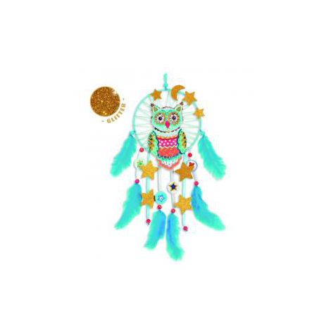 set-diy-djeco-dreamcatcher-cu-sclipici-1.jpg Set DIY Djeco, Dreamcatcher cu sclipici