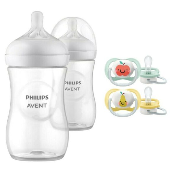 set-ingrijire-biberon-anticolici-philips-avent-natural-response-260-ml-1-luniplus-2-buc-plus-suzete-ultra-air-2-buc-0-6-luni-din-silicon-verde-galben-3271005-4.jpeg Set ingrijire Philips Avent: Biberon anticolici, Natural Response, 260 ml, 3-6 luni, Debit 3 (mediu), 2 buc + Suzete Ultra air, 2 buc, 0-6 luni, Din silicon, Verde/Galben