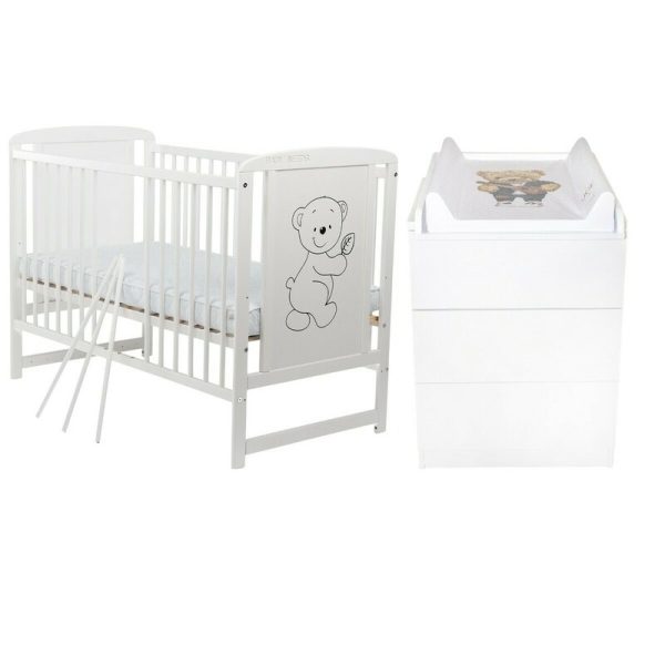 set-mobilier-de-copii-babyneeds-patut-din-lemn-de-pin-si-mdf-cu-somiera-reglabila-in-3-trepte-timmi-120x60-cm-plus-saltea-cocos-burete-cocos-8-cm-plus-comoda-cu-masuta-de-infasat-alb-3278382-4.jpeg Set mobilier pentru copii, BabyNeeds: Patut din lemn de pin si MDF, cu somiera reglabila in 3 trepte, Timmi, 120x60 cm + Saltea cocos-burete-cocos, 8 cm + Comoda cu masuta de infasat, Alb