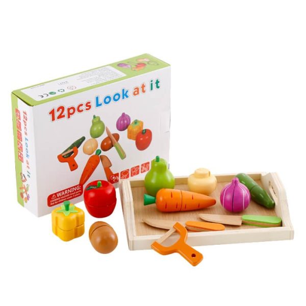 set-montessori-12-piese-tavita-cu-legume-si-fructe-de-taiat-din-lemn-3318-457563.jpg Set Montessori 12 Piese, Tavita cu legume si fructe de taiat, din lemn