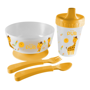 set-pentru-masa-bol-cu-tacamuri-si-cana-galben-6-luni-pur1.png Set pentru masa bol cu tacamuri si cana, galben, +6 luni, PUR