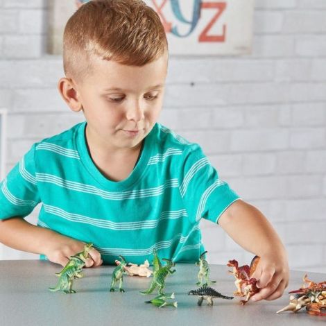 Set pentru sortat - dinozauri jucausi (60 piese)