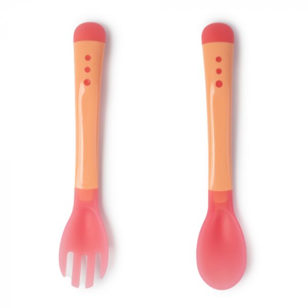 set-tacamuri-pentru-bebelusi-termice-roz-717489.jpg Set Tacamuri pentru Bebelusi Termice - Roz - Nurio
