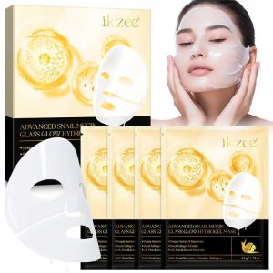 Set Tratament Premium 4 Masti, Formula Avansata cu Secretie Filtrata de Melc si Colagen