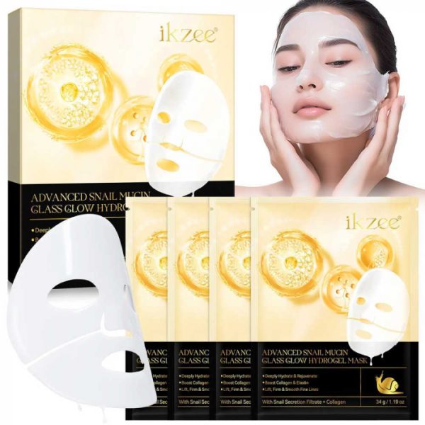 set-tratament-premium-4-masti-formula-avansata-cu-secretie-filtrata-de-melc-si-colagen-557502.jpg Set Tratament Premium 4 Masti, Formula Avansata cu Secretie Filtrata de Melc si Colagen