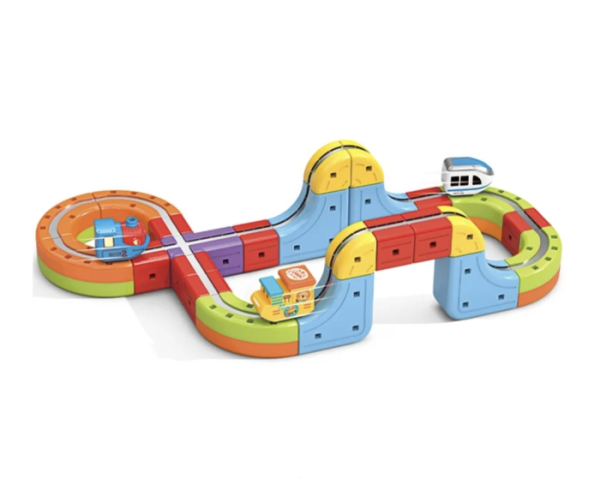 set-tren-cu-circuit-magnetic-3d-modular-26-piese-580888.png Set Tren cu Circuit Magnetic 3D Modular 26 Piese