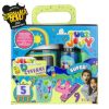 SET TUBI JELLY (gel modelator) cu 6 culori si acvariu mic ,   NUMERE