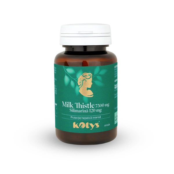 silimarina.jpg Milk Thistle 7500 mg, Kotys, 60 tablete