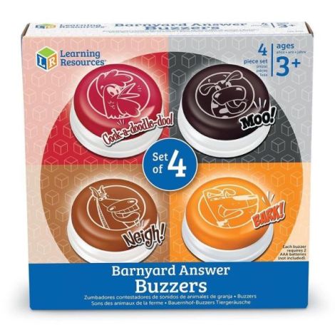 Sonerii pentru raspuns - animale - set 4 buc