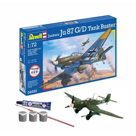 starter-kit-junkers-ju87-g-d-tank-buster.jpg Starter kit junkers ju87 G D tank buster Revell 74692