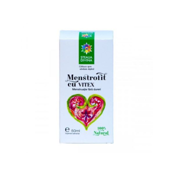 xr:d:DAFlsj4hzyc:52,j:2771233257955918519,t:23061607 Tinctura Menstrofit cu Vitex, 50 ml, Steaua Divina