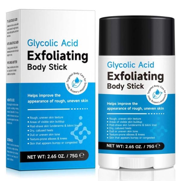 Stick Exfoliant Corp cu Acid Glicolic 7% si Acid Salicilic, Zone Sensibile, 75g