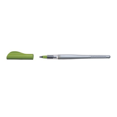 stilou-parallel-pen-pilot-3-8-mm-varf-mediu-verde-389348.jpg Stilou caligrafie reincarcabil Parallel Pen Pilot 3.8 mm varf mediu,corp verde