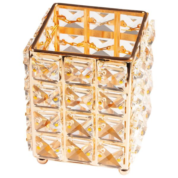 suport-pensule-machiaj-crystal-star-gold-luxorise8411080.jpg Suport Pensule Machiaj Crystal Star Gold LUXORISE