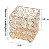 Suport Pensule Machiaj Diamond Crystal LUXORISE, Gold