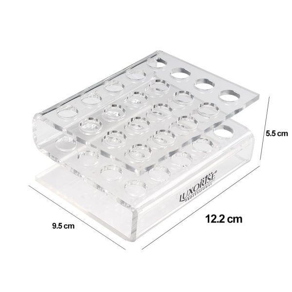 suport-pensule-machiaj-luxorise-plexiglas-20-sloturi8403043.jpg Suport pensule machiaj LUXORISE, plexiglas, 20 sloturi