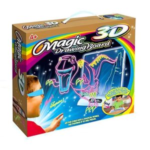 Tabla Magica 3D pentru Desen cu Iluminat LED si Ochelari