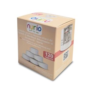 Tablete pentru Masina 4 in 1 de Spalat si Sterilizat Biberoane si Accesorii ,   Nurio