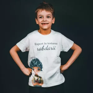 Tricou din bumbac - Expert în testarea răbdării  - Alec Blenche